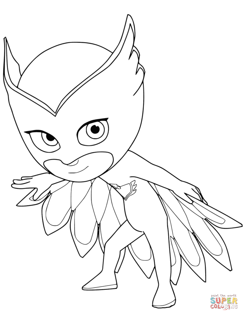 859x1112 Pj Masks Coloring Pages Free Coloring Pages