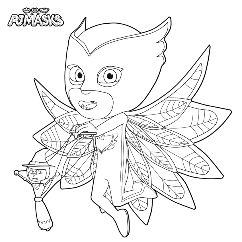 850x850 35 Unique Pj Masks Coloring Pages