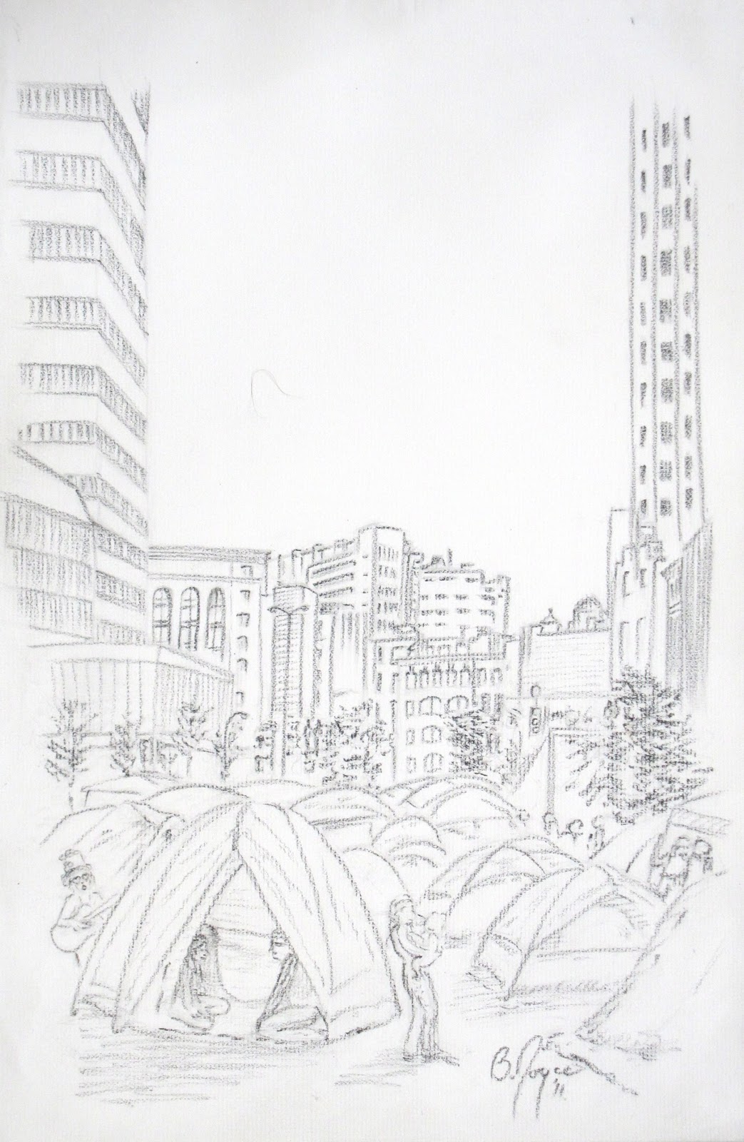1043x1600 Occupy Boston Drawings