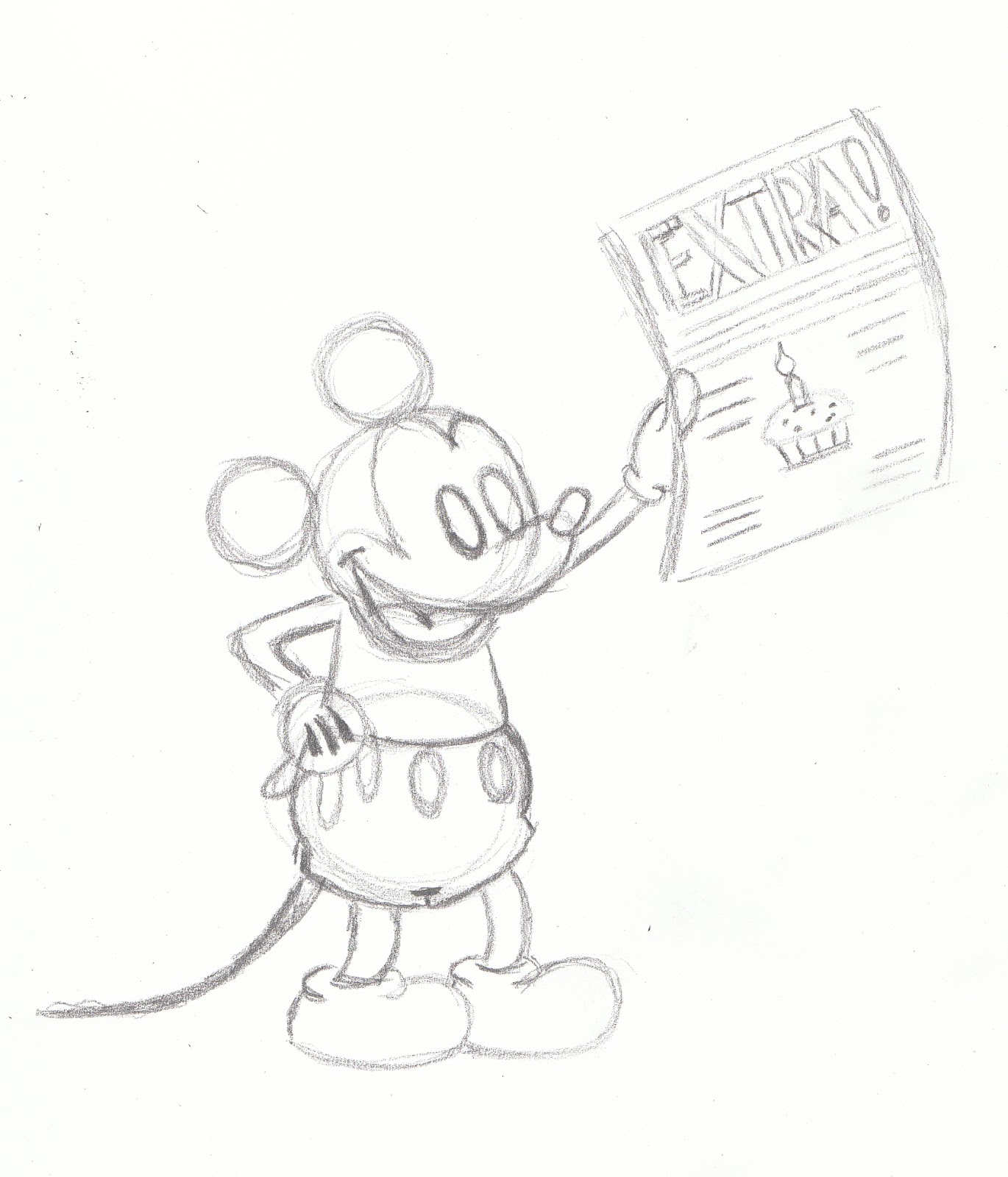 1370x1600 A Place To Put My Stuff Birthday Card Mickey