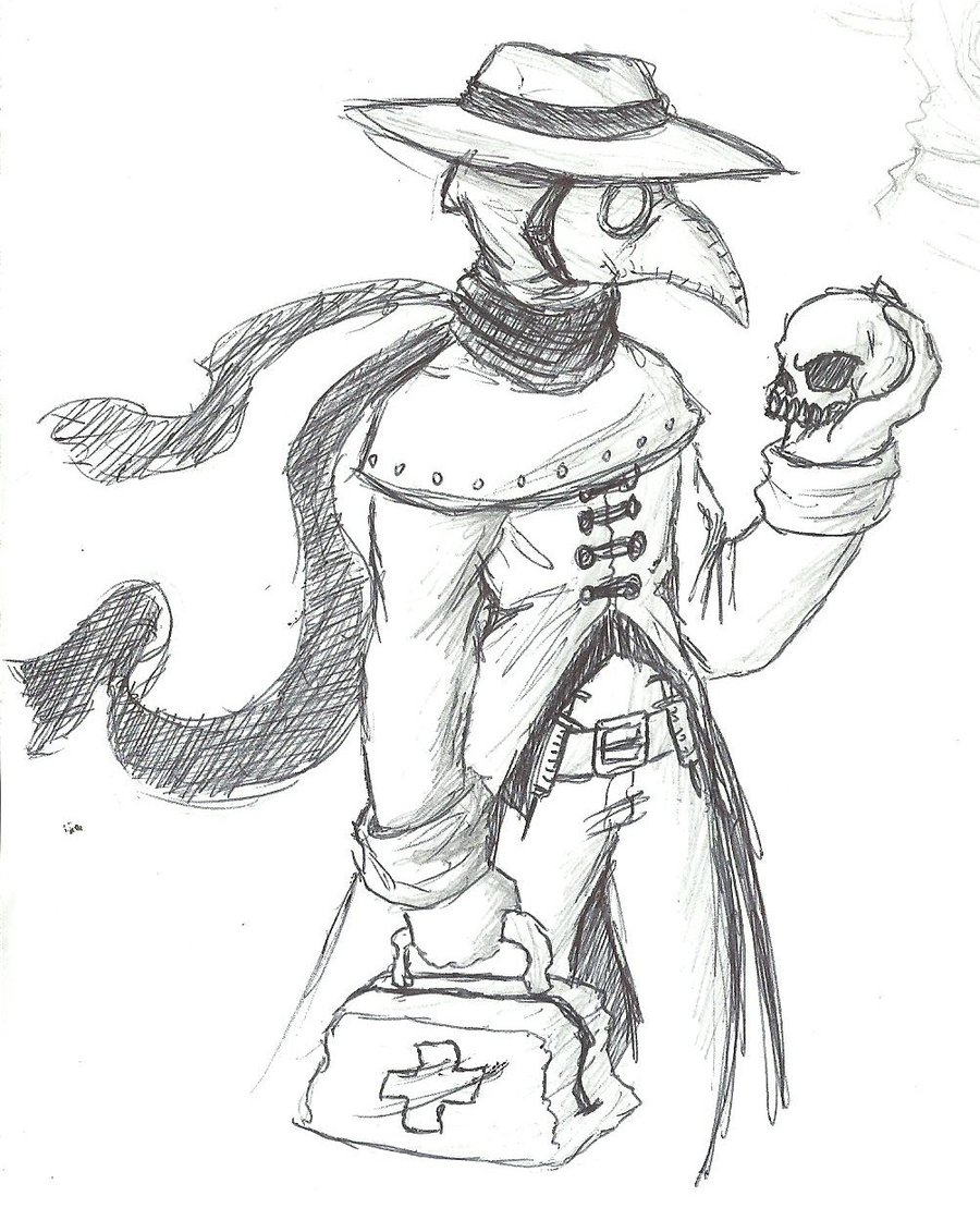 900x1109 Plague Doctor By On @ Bone Yard