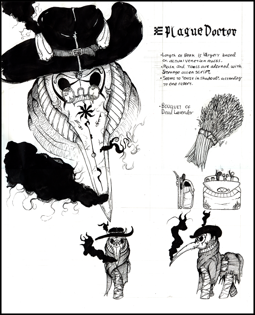 849x1050 The Plague Doctor. By Dreamingnoctis