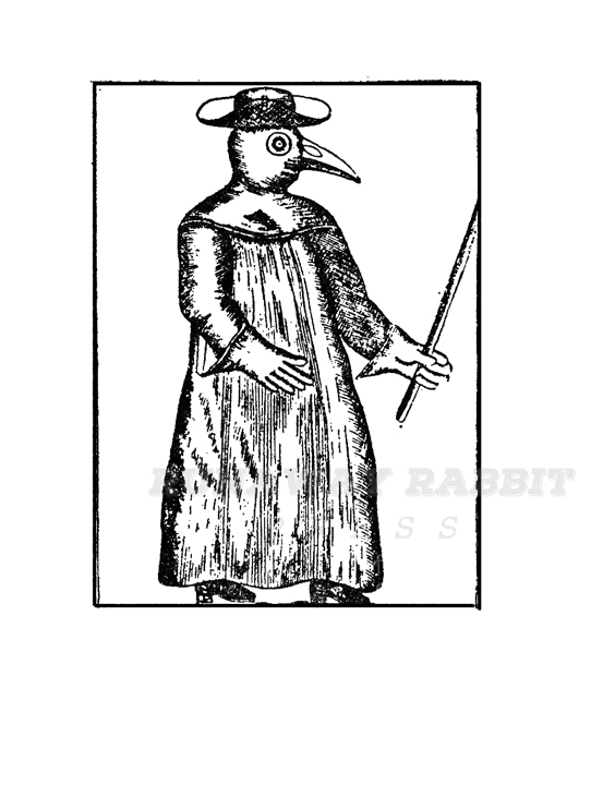 564x731 Woodcut Of A Medieval Plague Doctor.