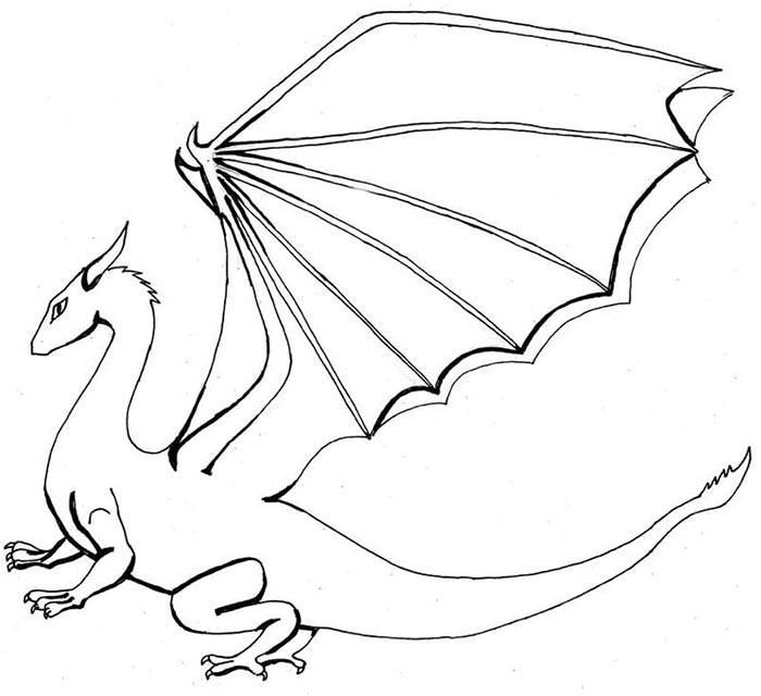 700x640 Dragon Template