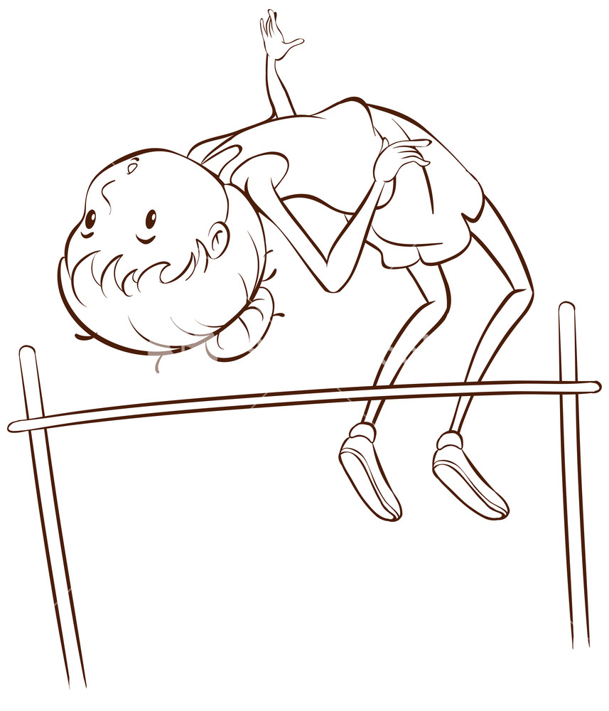 857x1000 Illustration Of A Plain Drawing Of A Girl With A Flexible Body