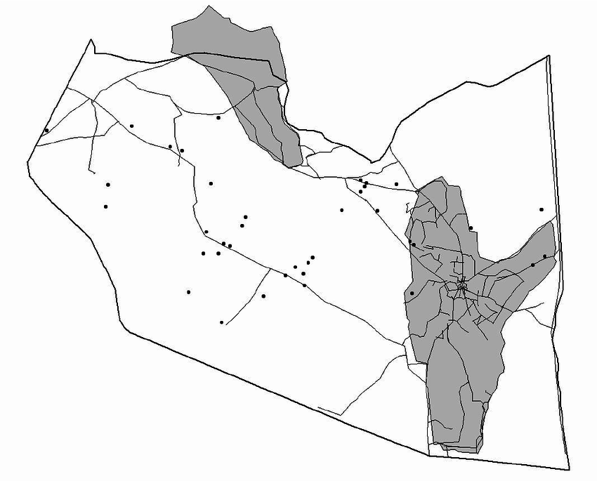 850x685 Plains Zebra ( Equus Quagga ) Distribution Within Kimana Group