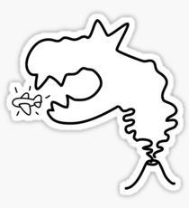 210x230 Airplane Crash Drawing Stickers Redbubble