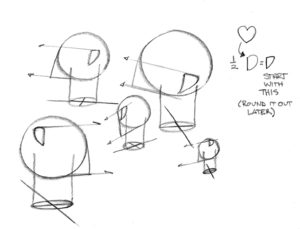 300x229 Int Exercise 1 Drawing The Head In Various Tilts