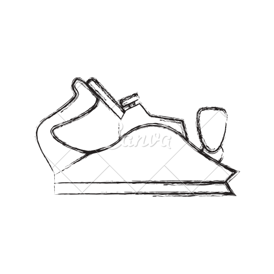 550x550 Metal Smoothing Plane Sketch
