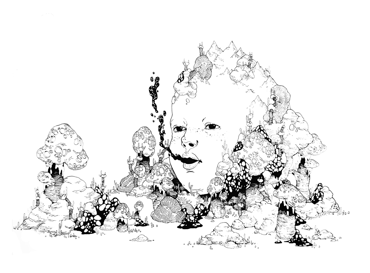 1200x884 Planet Drawing On Behance