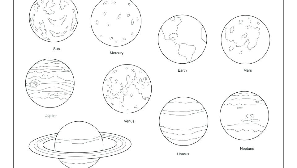 960x544 Planets Coloring Pages View Larger Printable Planet Coloring Pages