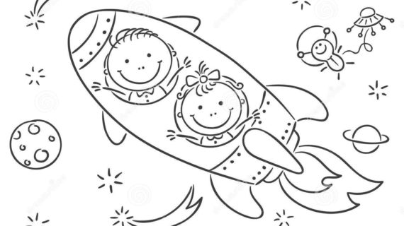 570x320 Space Drawing For Kids Outer Space Kids Glitter