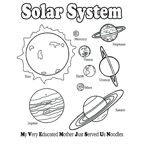 564x564 Planets Coloring Pages As Well Solar System Color Ou On Coloring