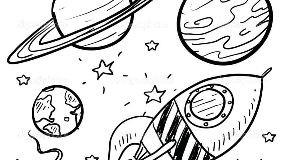 960x544 Planet Coloring Pages For Preschoolers Also Planets Coloring Pages