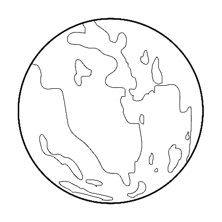 450x450 Printable Planet Coloring Pages Coloring Me