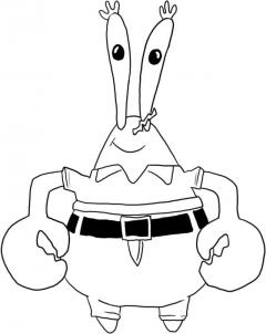 240x302 How To Draw How To Draw Mr Krabs From Spongebob Squarepants