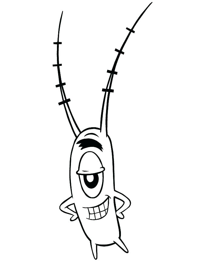 670x867 Pants Coloring Page Luxury Plankton Ng Page Image Pages Cartoon