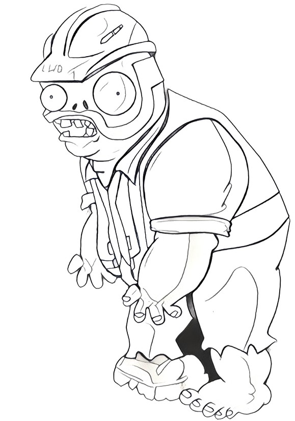 579x825 Coloring Page Plants Vs Zombies 4