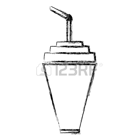 450x450 Soda Plastic Cup Icon Vector Illustration Graphic Design Royalty