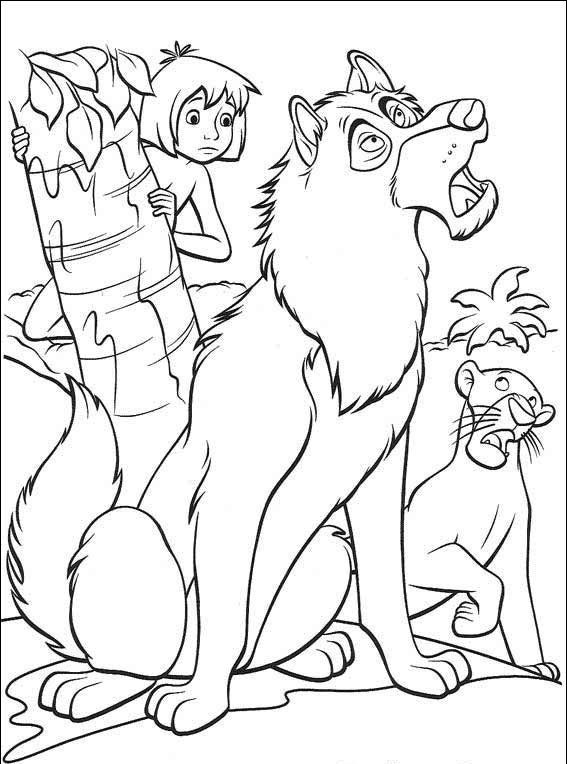 567x764 Jungle Book Coloring Pages 002