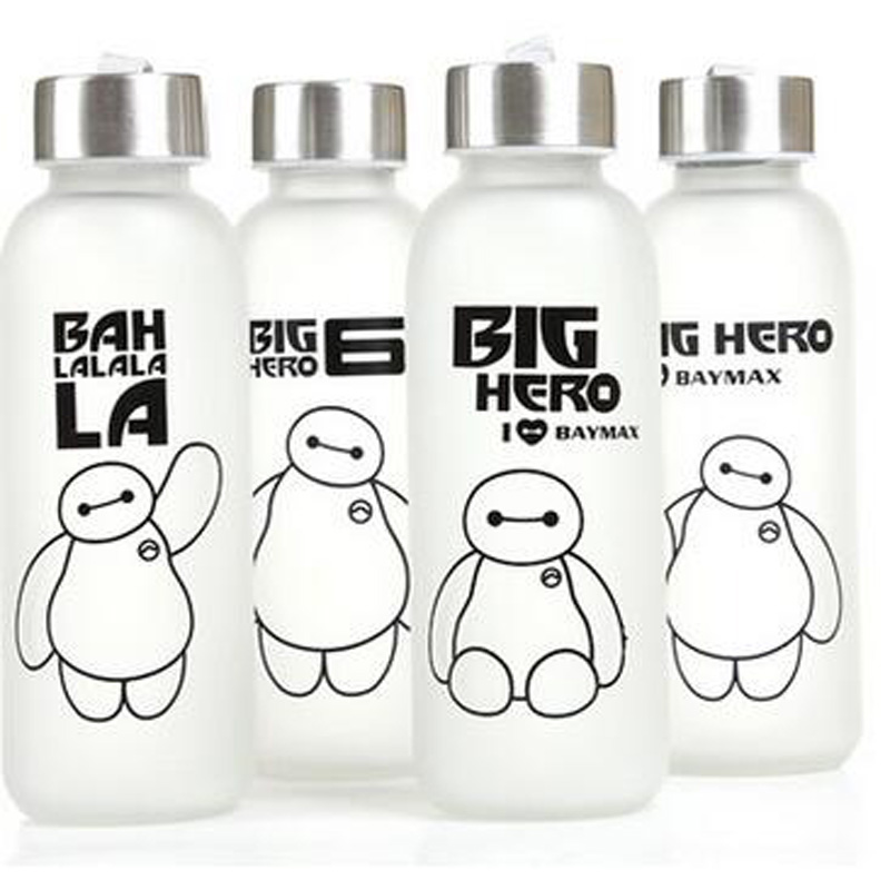 800x800 2016 Student School Water Bottle Glass Water Bottle 300ml Drinking