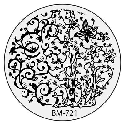 400x400 Circle Nail Stamping Plates B.m.c By Bundle Monster
