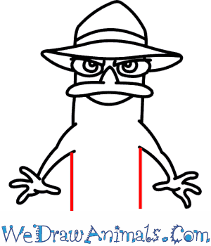 300x350 How To Draw Perry The Platypus