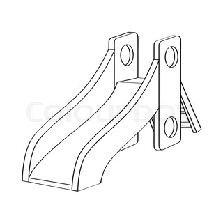 320x320 Kids Playing On The Playground Colorful Simple Design Vector