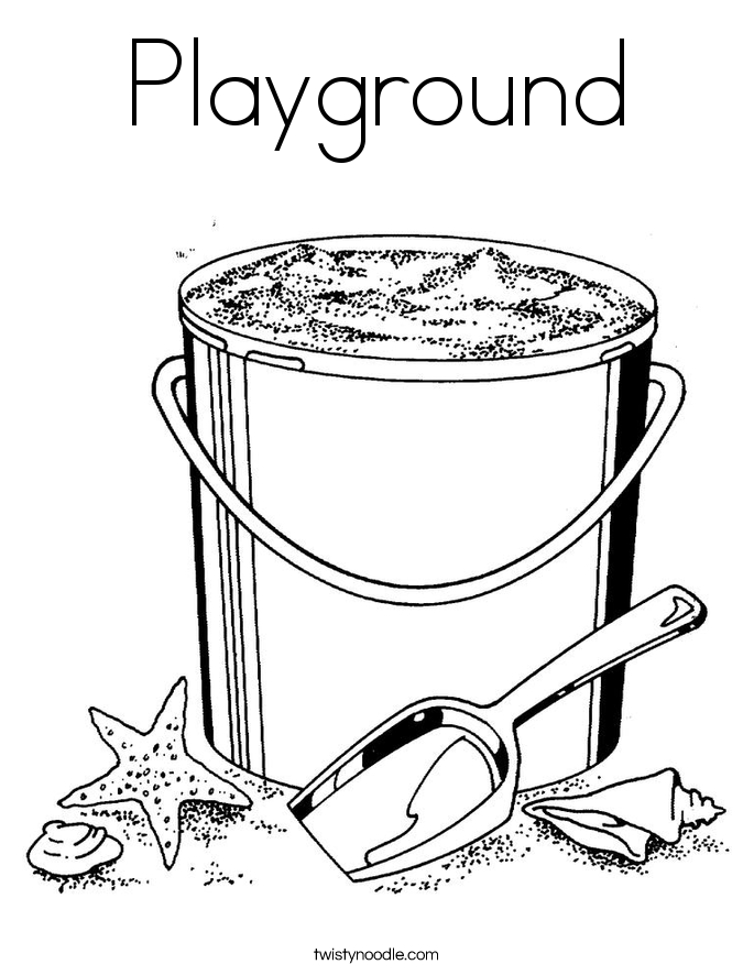 685x886 Playground Coloring Pages