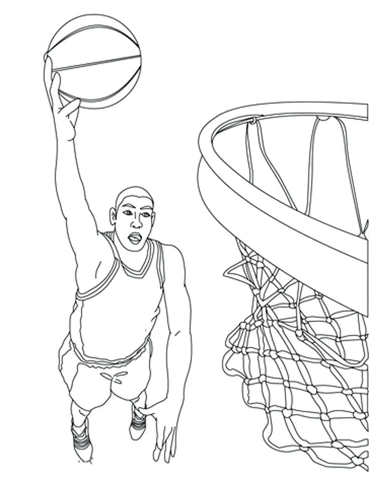 736x950 Lovely Basketball Players Coloring Pages Best Of Sheets Together