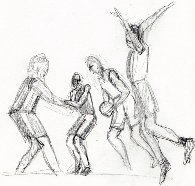 800x761 Sketching The Nba Basketball Finals Jana Bouc, Artist