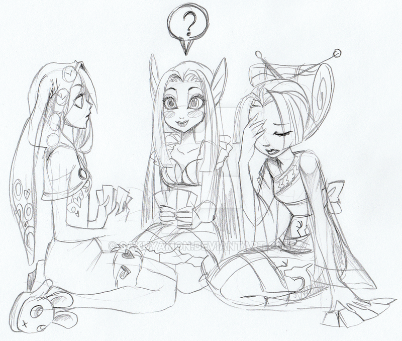 800x678 Eah Oc Playing Cards With A Gold Fish By Sakuyamon