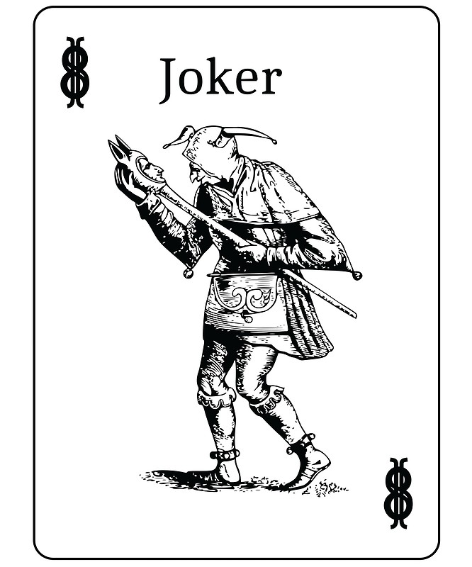 666x800 Joker Poker T Shirt Playing Cards Design Posters By Guy Parisien