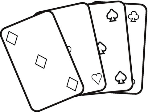 480x365 Playing Cards Coloring Page Free Printable Coloring Pages