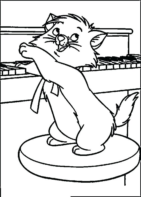 600x839 Aristocats Coloring Pages Remarkable Coloring Pages Print Play