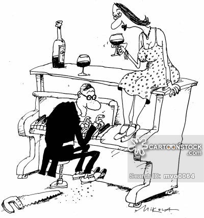 400x428 Playing The Piano Cartoons And Comics