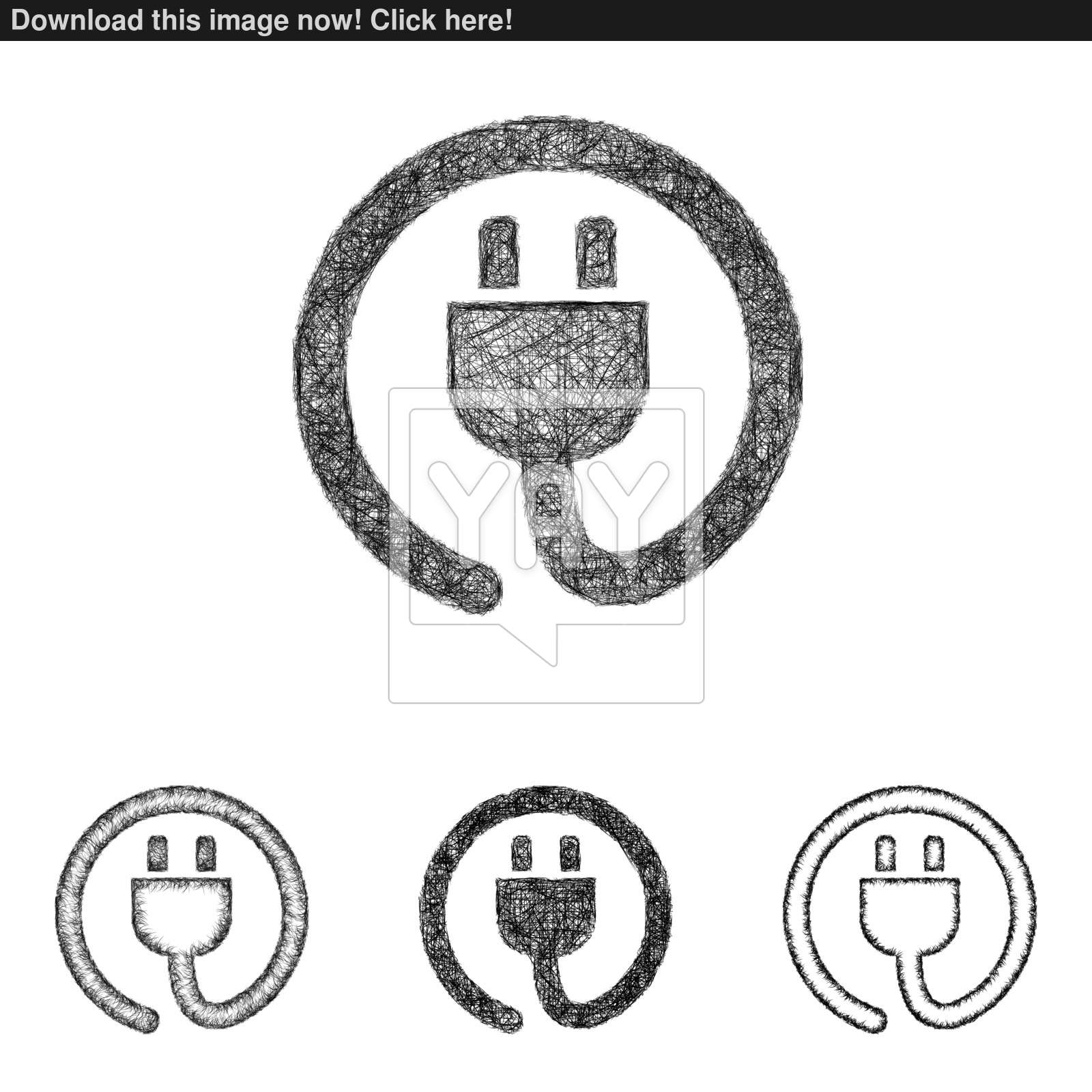 1600x1600 Plug Icon Set