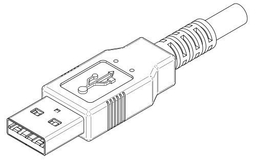 500x313 Fileusb Type A Plug Bw.svg