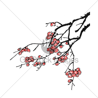 325x325 Plum Blossom Gl Stock Images