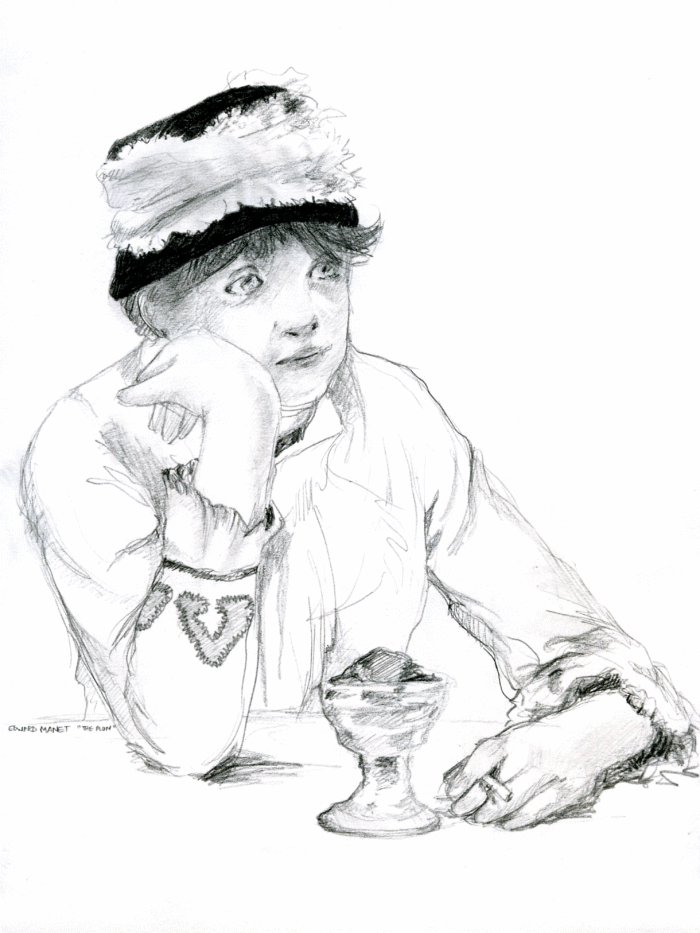 700x933 The Plum' By Edward Manet By D0pe