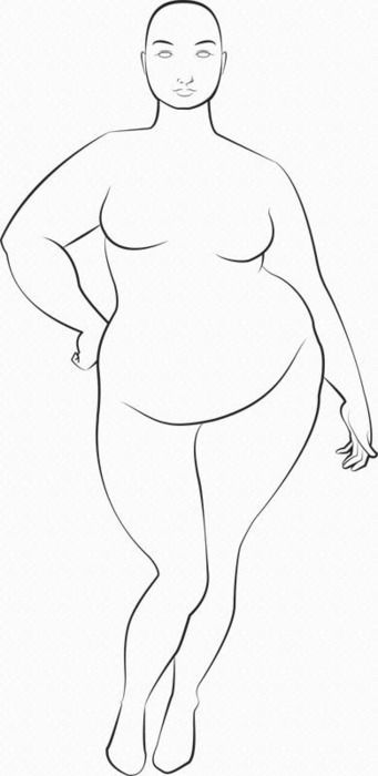 341x700 Base Croqui Plus Size Ocabide Rendering References