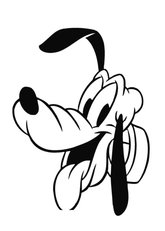 Pluto Cartoon Drawing at GetDrawings | Free download