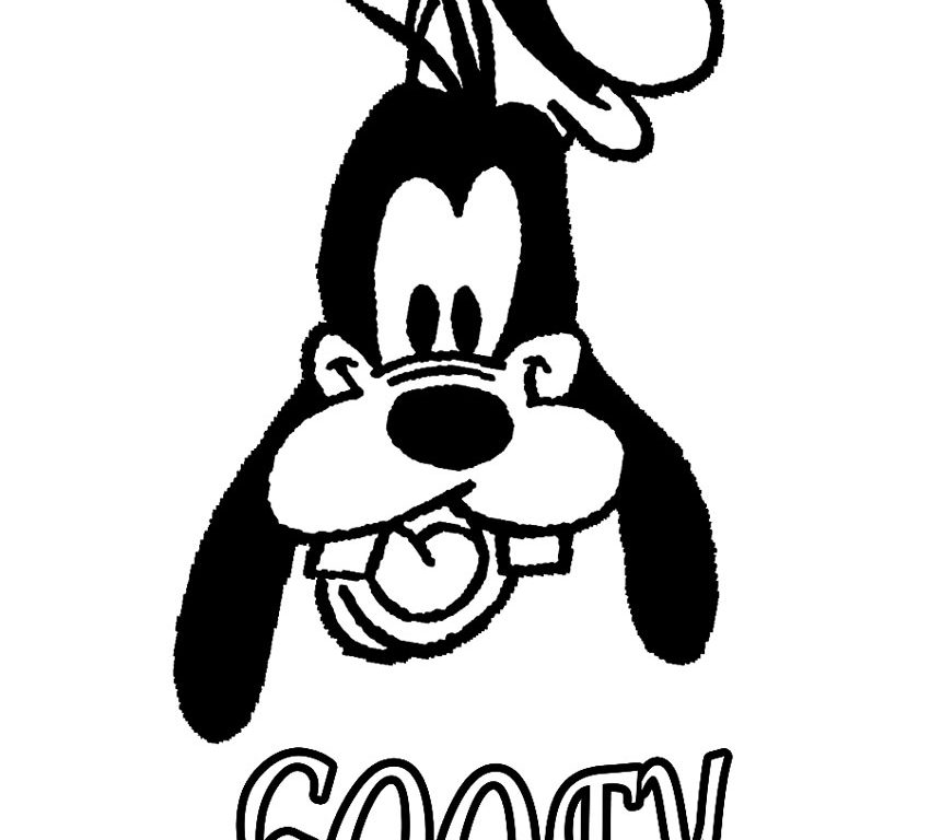 850x768 Goofy Playing Tennis Coloring Pages Cartoon Printable Cartoons