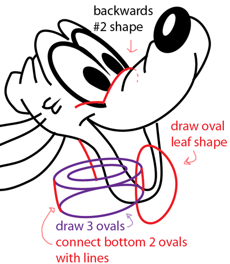 450x515 How To Draw Disney's Pluto With Easy Step By Step Drawing Tutorial