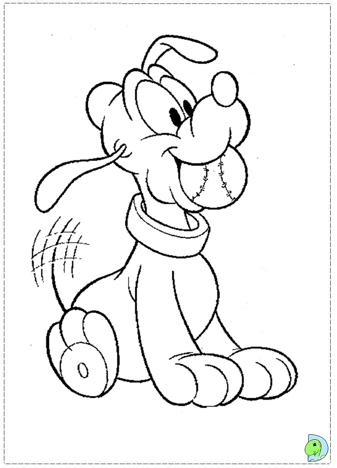 691x960 Pluto Coloring Pages
