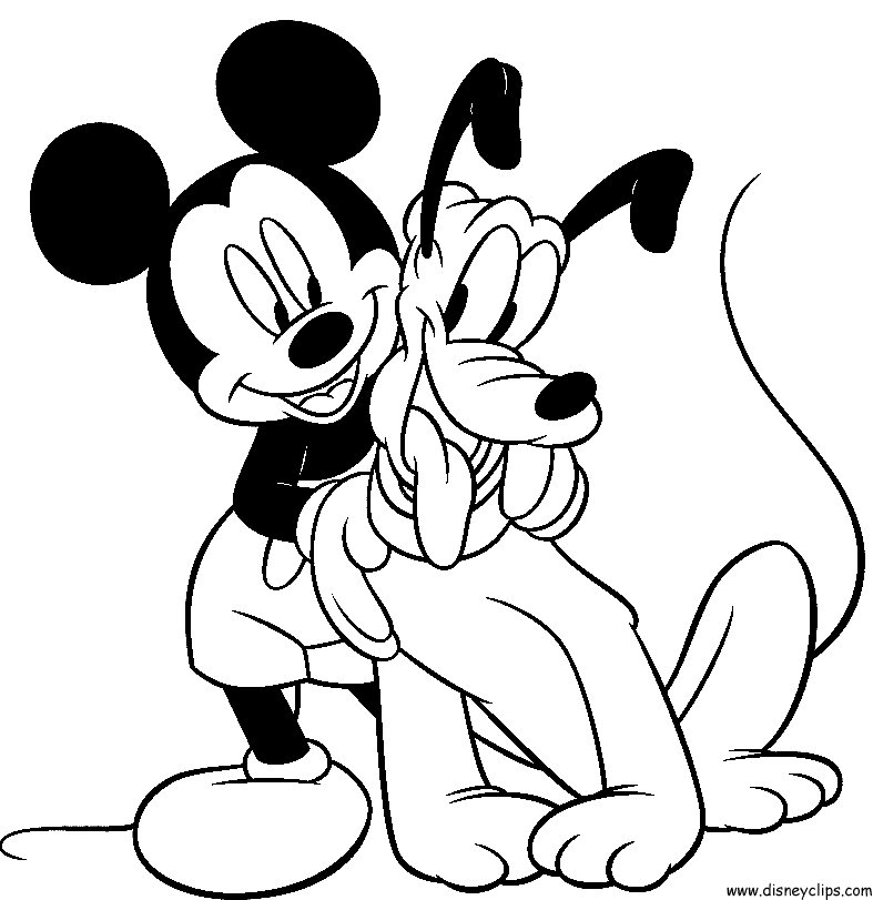 787x811 Top 72 Pluto New Coloring Pages