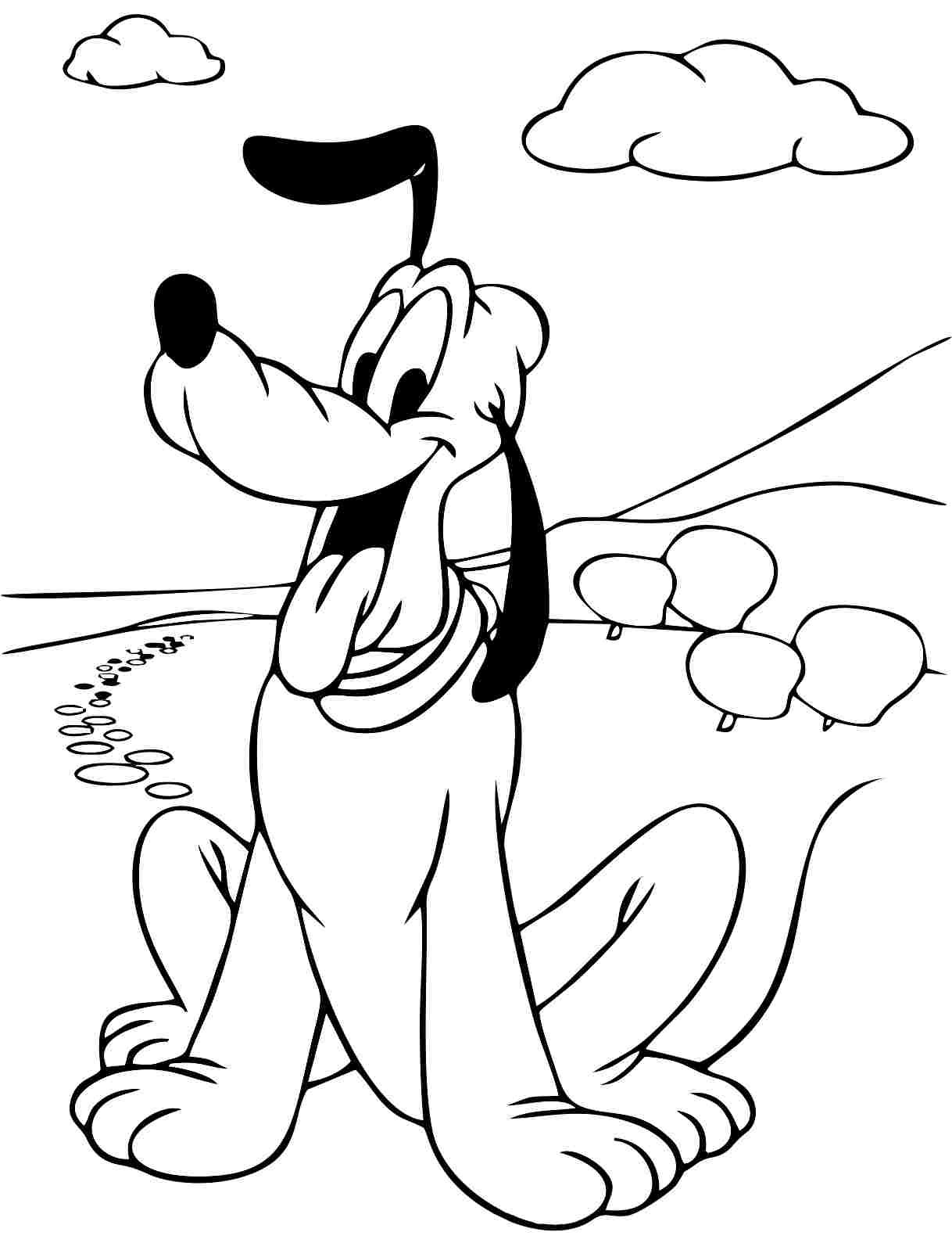 1218x1589 Top 72 Pluto New Coloring Pages