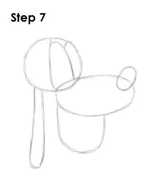 300x388 Draw Pluto Step 7 Disney Drawing Xx