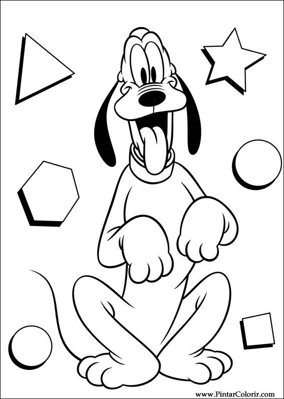 567x794 Drawings To Paint Amp Colour Pluto