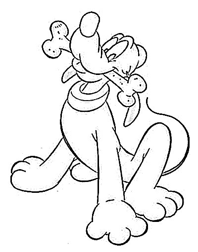 400x511 Pluto Cartoon Sketch